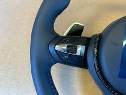 BMW BMW F15 F16 F25 F26 F39 F45 F48 USA OEM M Steering Wheel PADDLES HEATING CARBON — thumbnail 2