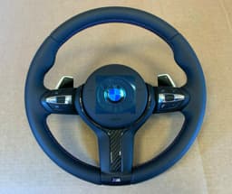 BMW BMW F15 F16 F25 F26 F39 F45 F48 USA OEM M Steering Wheel PADDLES HEATING CARBON — thumbnail 8