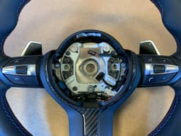 BMW BMW F15 F16 F25 F26 F39 F45 F48 USA OEM M Steering Wheel PADDLES HEATING CARBON — thumbnail 6