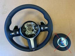 BMW BMW F15 F16 F22 F23 F30 F31 F32 F33 F34 M Steering Wheel Paddels HEATING M Stit. — thumbnail 1