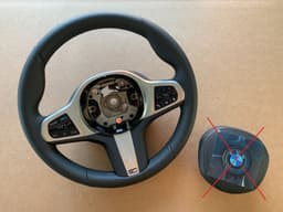 BMW BMW LCI 5 G30 G31 G38 6 G32 X3 G01 G08 X4 G02 GENUINE EU M Sport Steering Wheel — thumbnail 1