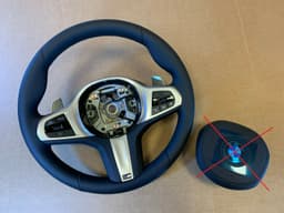 BMW BMW 5 G30 G31 G38 6 G32 X3 G01 X4 G02 OEM USA LCI M Sport Steering Wheel VIBRO — thumbnail 1