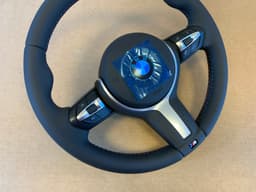 BMW BMW F15 F16 F20 F21 F22 F25 F26 F30 F31 F32 F33 F34 M Steering Wheel M STITCHES — thumbnail 9