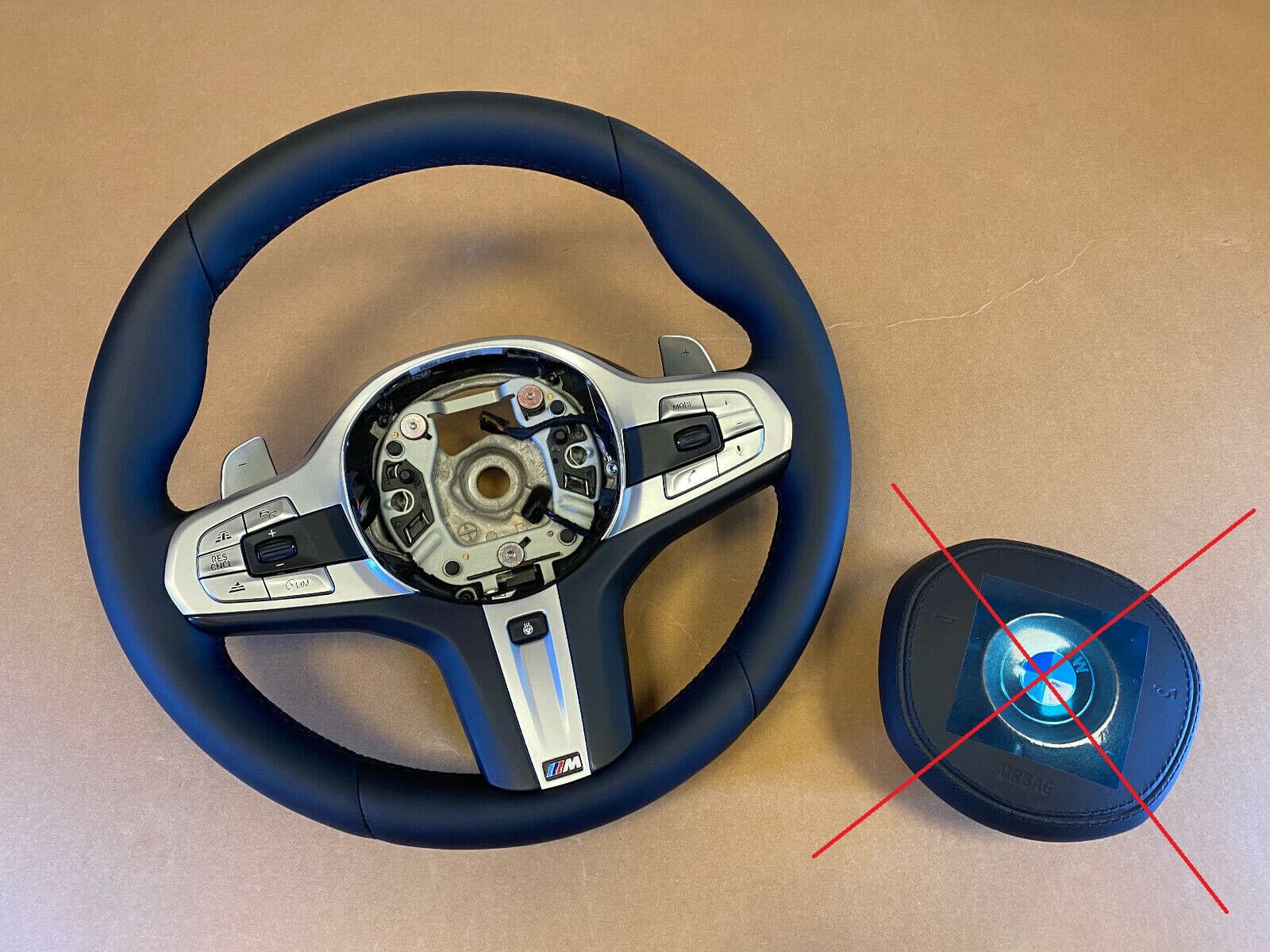 BMW 7 G11 G12 GENUINE EU M Steering Wheel Shift Paddles HEATING ACC
