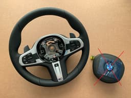 BMW BMW 5 6 X3 X4 G30 G31 G32 G01 G02 USA M Steering Wheel Paddles HEATING VIBRO ACC — thumbnail 1