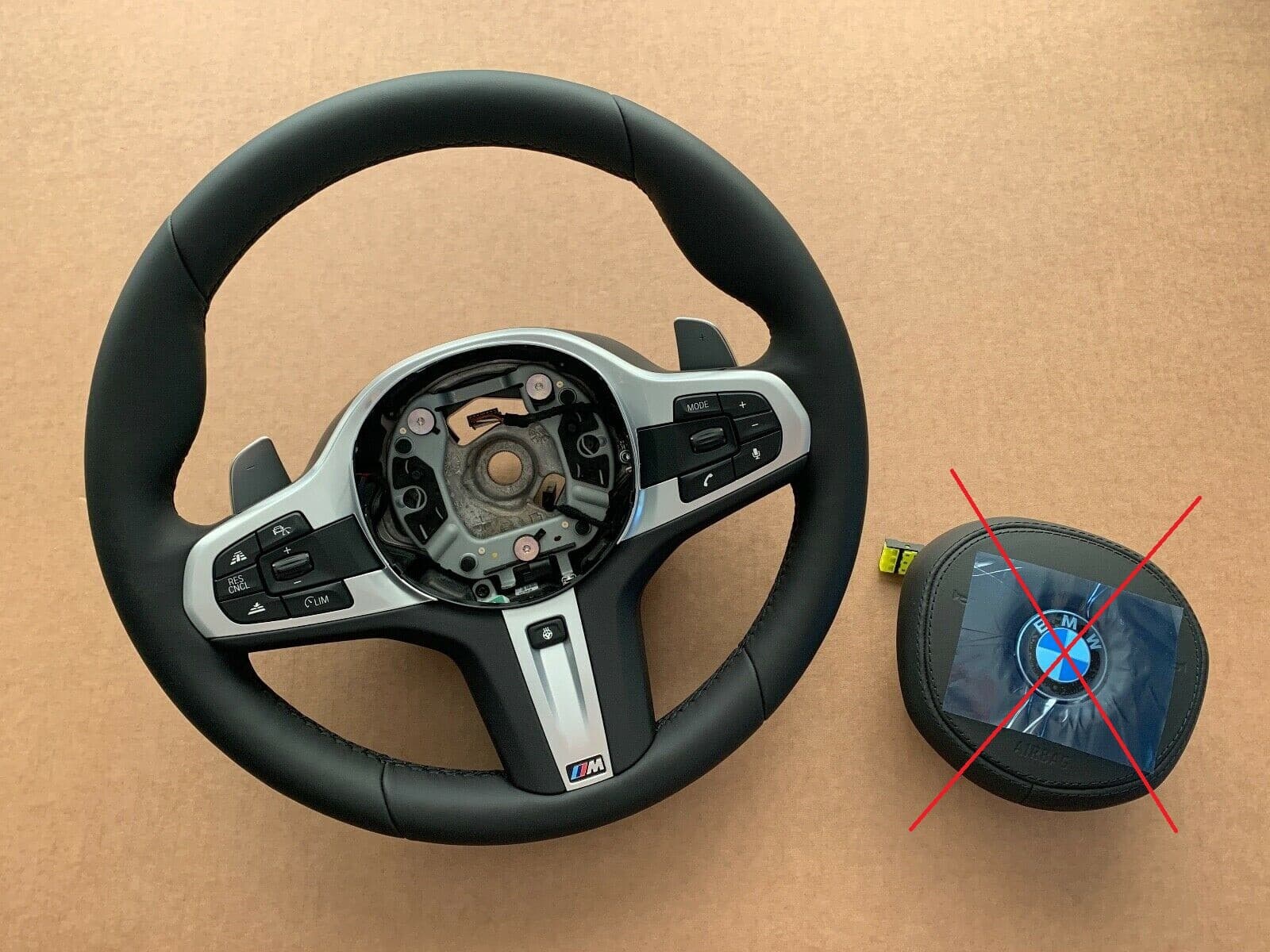 BMW BMW 5 6 X3 X4 G30 G31 G32 G01 G02 USA M Steering Wheel Paddles HEATING VIBRO ACC