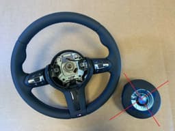 BMW BMW F15 F16 F20 F22 F25 F26 F30 F31 F32 F34 F39 F48 M Steering Wheel ACC CARBON — thumbnail 1