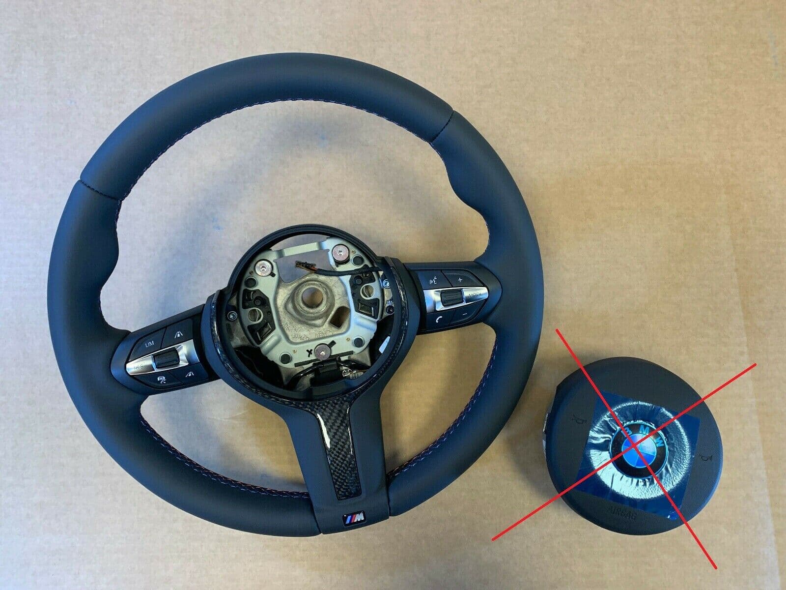 BMW F15 F16 F20 F22 F25 F26 F30 F31 F32 F34 F39 F48 M Steering Wheel ACC CARBON