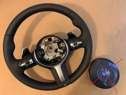 BMW BMW F15 F16 F25 F26 F39 F45 F48 USA M Steering Wheel Paddles HEATING — thumbnail 1