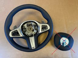 BMW BMW 5 G30 G31 G38 6 G32 X3 G01 G08 X4 G02 GENUINE LCI M Steering Wheel — thumbnail 1