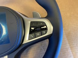 BMW BMW 5 6 X3 X4 G30 G31 G38 G32 G01 G02 LCI M Steering Wheel Paddles HEATED ACC — thumbnail 4