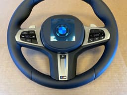 BMW BMW 5 6 X3 X4 G30 G31 G38 G32 G01 G02 LCI M Steering Wheel Paddles HEATED ACC — thumbnail 5