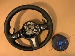 BMW BMW F15 F16 F20 F22 F25 F26 F30 F31 F32 F33 OEM M Steering Wheel M3 Paddle Vibro — thumbnail 1