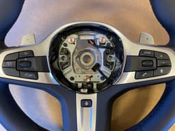 BMW BMW 5 6 X3 X4 G30 G31 G32 G01 G02 G08 OEM EU M Steering Wheel Paddles HEATING — thumbnail 7