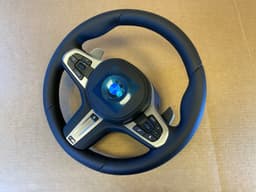 BMW BMW 5 6 X3 X4 G30 G31 G32 G01 G02 G08 OEM EU M Steering Wheel Paddles HEATING — thumbnail 10