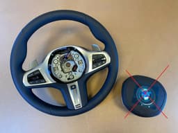 BMW BMW 1 2 3 Z4 F40 F44 G20 G21 G28 G29 GENUINE M Steering Wheel Paddles HEATING — thumbnail 1