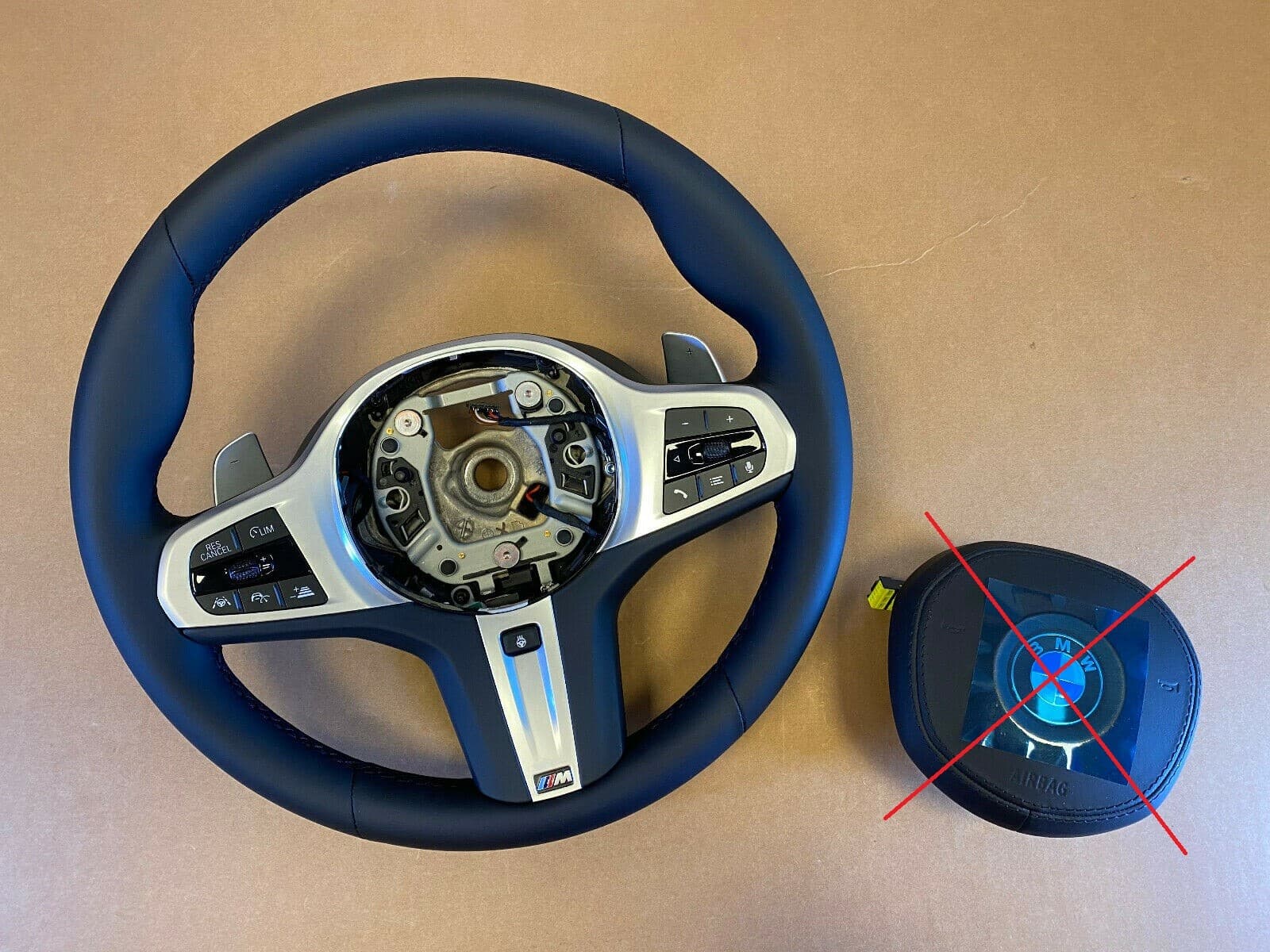 BMW BMW 5 6 X3 X4 G30 G31 G32 G01 G02 LCI USA M Steering Wheel HEATED ASSIST VIBRO