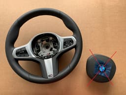 BMW BMW LCI 5 G30 G31 G38 6 G32 X3 G01 G08 X4 G02 GENUINE M Steering Wheel VIBRO — thumbnail 1