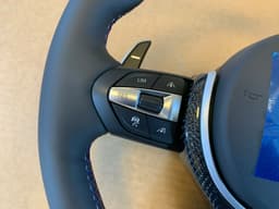 BMW BMW F15 F16 F25 F26 F39 F45 F48 OEM USA M Steering Wheel CARBON ACC M PADDLES — thumbnail 3