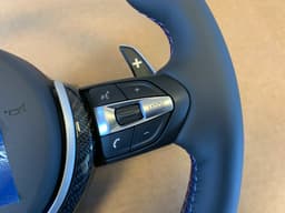 BMW BMW F15 F16 F25 F26 F39 F45 F48 OEM USA M Steering Wheel CARBON ACC M PADDLES — thumbnail 4