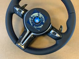 BMW BMW F15 F16 F25 F26 F39 F45 F48 OEM USA M Steering Wheel CARBON ACC M PADDLES — thumbnail 10
