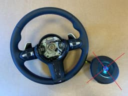 BMW BMW F01 F02 F03 F04 F06 F07 F10 F11 F12 F13 USA M Steering Wheel Paddles VIBRO — thumbnail 1