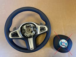 BMW BMW 5 G30 G31 G38 6 G32 X3 G01 G08 X4 G02 GENUINE LCI EU M Steering Wheel — thumbnail 1