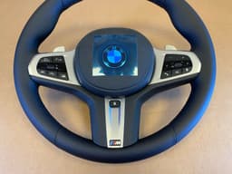 BMW BMW 5 6 X3 X4 G30 G31 G32 G01 G02 LCI M Steering Wheel Paddles HEAT ASSIST VIBRO — thumbnail 5