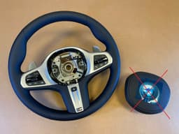 BMW BMW 5 6 X3 X4 G30 G31 G32 G01 G02 LCI M Steering Wheel Paddles HEAT ASSIST VIBRO — thumbnail 1