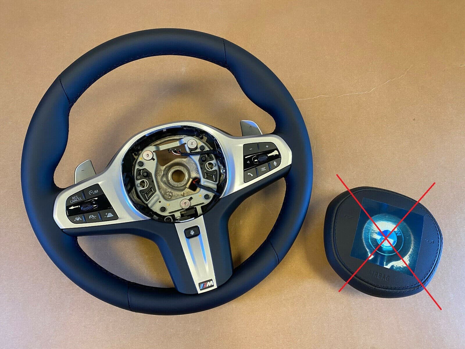 BMW BMW 5 6 X3 X4 G30 G31 G32 G01 G02 LCI M Steering Wheel Paddles HEAT ASSIST VIBRO