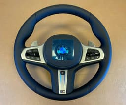 BMW BMW 5 6 X3 X4 G30 G31 G32 G01 G02 LCI M Steering Wheel Paddles HEAT ASSIST VIBRO — thumbnail 2