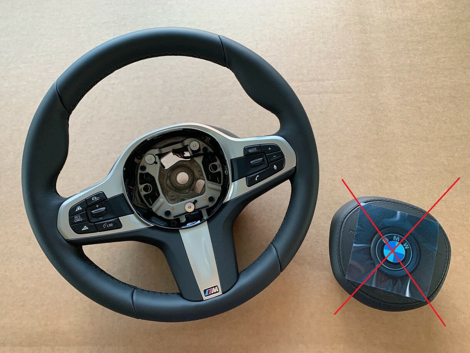 BMW BMW 5 G30 G31 G38 6 G32 X3 G01 G08 X4 G02 GENUINE M Sport Steering Wheel ACC