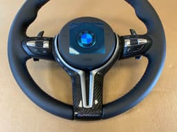 BMW BMW M5 M6 F10 F06 F12 F13 OEM USA M Performance Steering Wheel Paddles Vibro — thumbnail 5