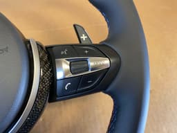 BMW BMW M5 M6 F10 F06 F12 F13 OEM USA M Performance Steering Wheel Paddles Vibro — thumbnail 4