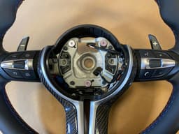 BMW BMW M5 M6 F10 F06 F12 F13 OEM USA M Performance Steering Wheel Paddles Vibro — thumbnail 7