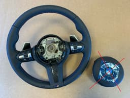 BMW BMW F20 F22 F30 F31 F32 F33 F34 F36 F39 F48 M Steering Wheel Paddle CARBON ACC — thumbnail 1
