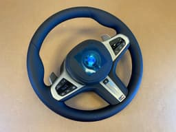 BMW BMW 5 6 X3 X4 G30 G31 G32 G01 G02 LCI M Steering Wheel Paddles HEAT ASSIST VIBRO — thumbnail 9