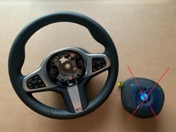 BMW BMW LCI 5 G30 G31 6 G32 X3 G01 X4 G02 GENUINE USA M Sport Steering Wheel ACC — thumbnail 1