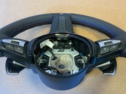 BMW BMW F15 F16 F25 F26 F30 F32 F34 F36 M Steering Wheel PETALS HEAT VIBRO ACC CARBO — thumbnail 8