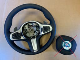 BMW BMW 5 6 X3 X4 G30 G31 G38 G32 G01 G08 G02 OEM EU M Steering Wheel Paddles VIBRO — thumbnail 1