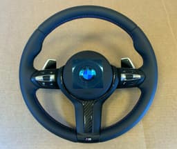 BMW BMW F22 F30 F31 F32 F33 F34 F36 USA M Steering Wheel PADDLE HEAT VIBRO ACC CARBO — thumbnail 2