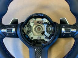 BMW BMW F22 F30 F31 F32 F33 F34 F36 USA M Steering Wheel PADDLE HEAT VIBRO ACC CARBO — thumbnail 7