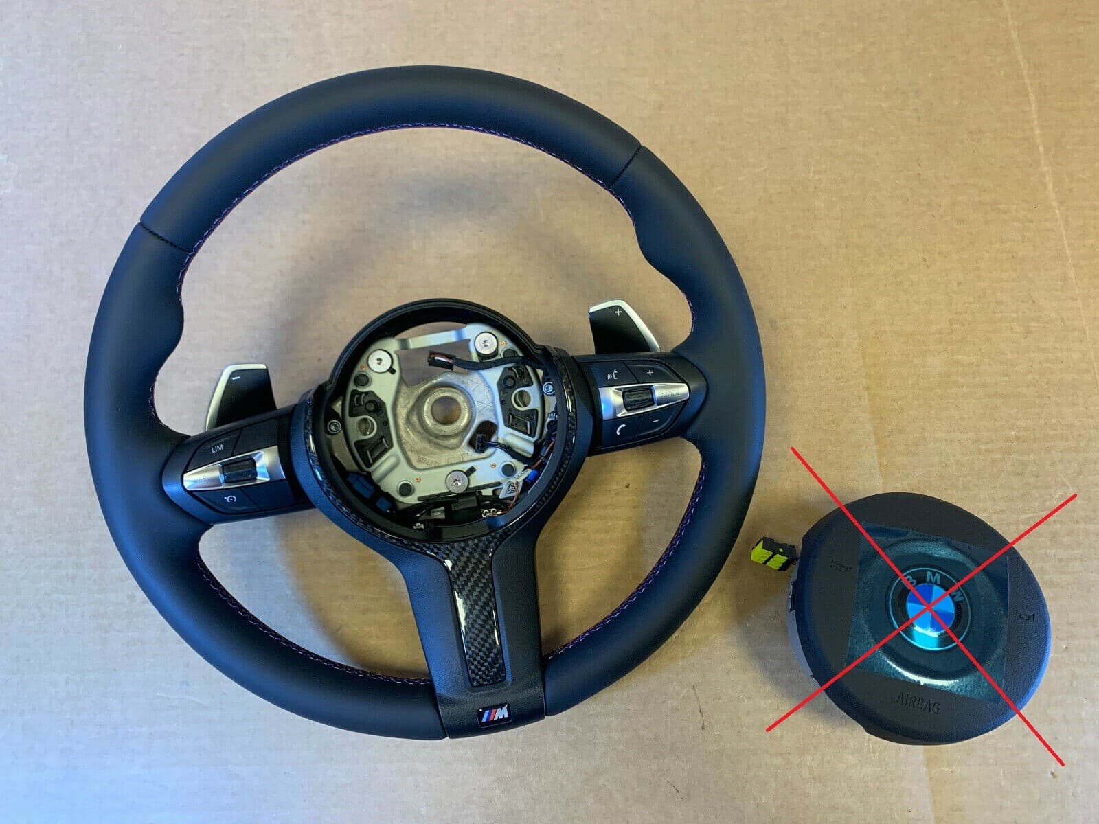 BMW BMW F22 F23 F30 F31 F32 F33 F34 F36 USA M Steering Wheel PADDLES CARBON VIBRO