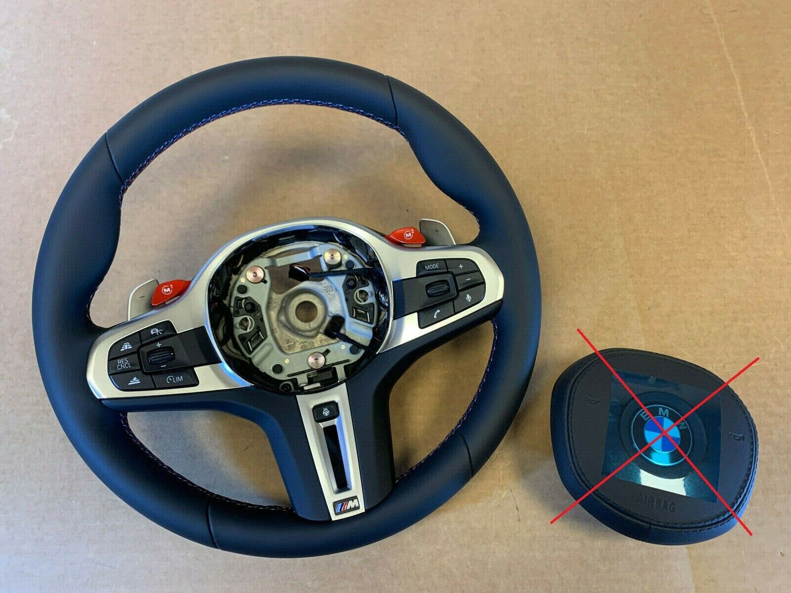 BMW BMW M5 F90 X3M F97 X4M F98 GENUINE USA M Steering Wheel HEATED VIBRO ACC NEW