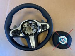 BMW BMW 5 6 X3 X4 G30 G31 G38 G32 G01 G08 G02 OEM EU M Steering Wheel Paddles — thumbnail 1