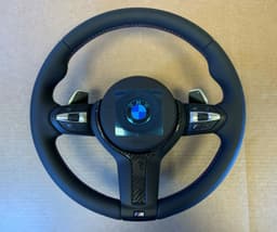 BMW BMW F22 F23 F30 F31 F32 F33 F34 F36 USA M Steering Wheel PADDLES CARBON VIBRO — thumbnail 2