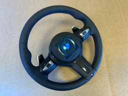 BMW BMW F22 F23 F30 F31 F32 F33 F34 F36 USA M Steering Wheel PADDLES CARBON VIBRO — thumbnail 9