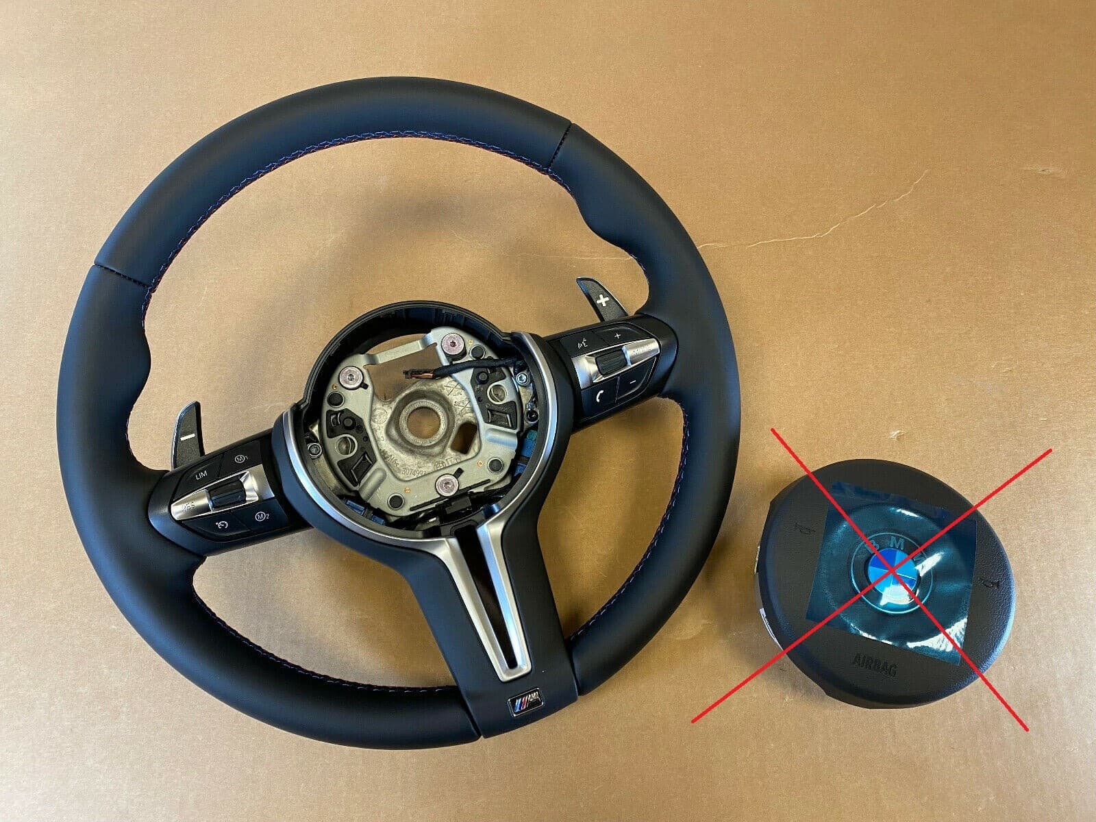 BMW BMW M5 M6 F10 F06 F12 F13 OEM USA M Sport Steering Wheel Paddles 32307846034