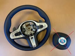 BMW BMW 7 G11 G12 GENUINE EU M Steering Wheel Shift Paddles HEATING — thumbnail 1