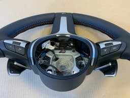 BMW BMW X5 X6 X3 X4 F15 F16 F25 F26 OEM M Steering Wheel Paddle VIBRO ACC M STITCHES — thumbnail 7